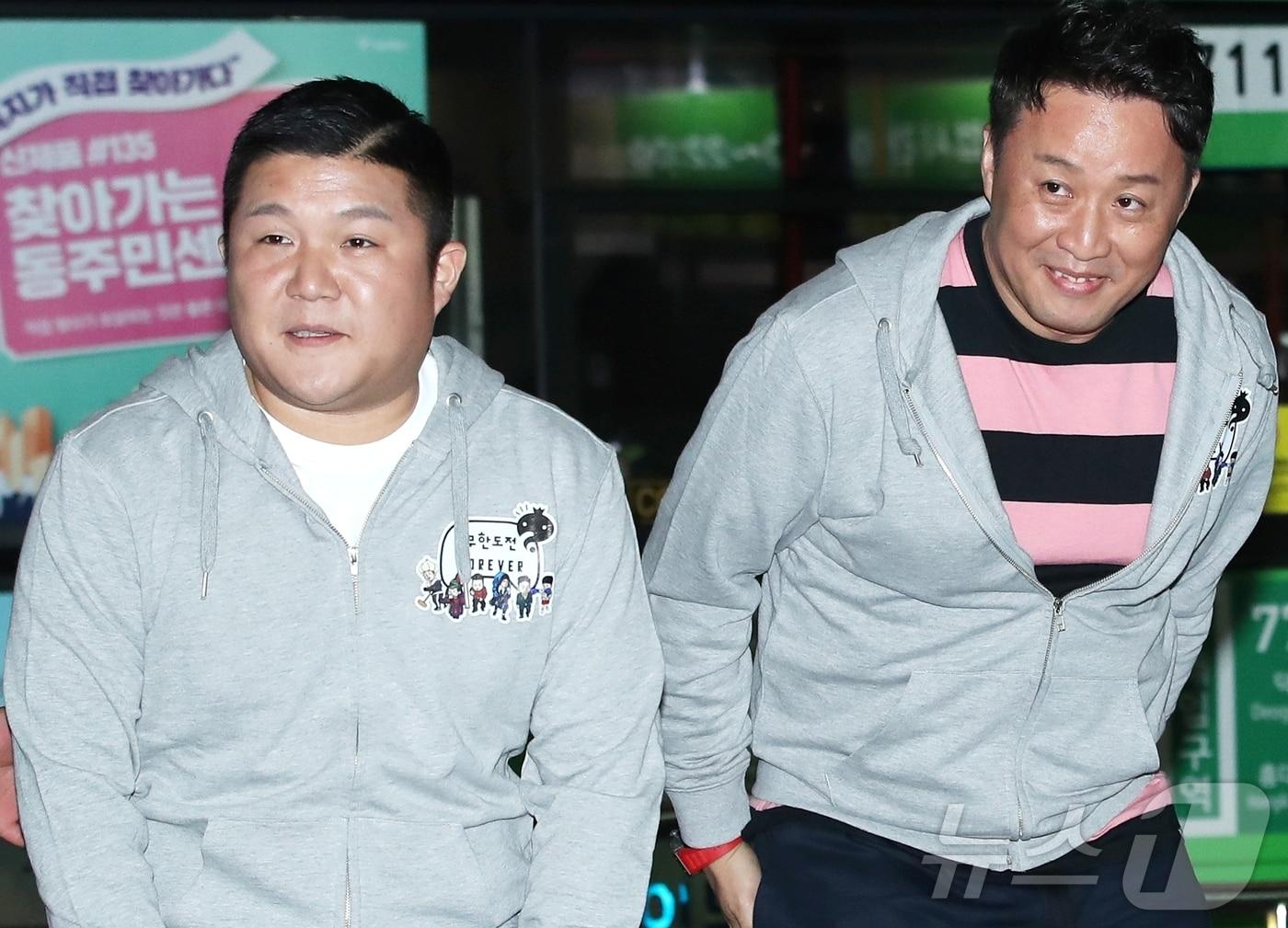 본문 이미지 - 방송인 조세호(왼쪽), 정준하. ⓒ 뉴스1