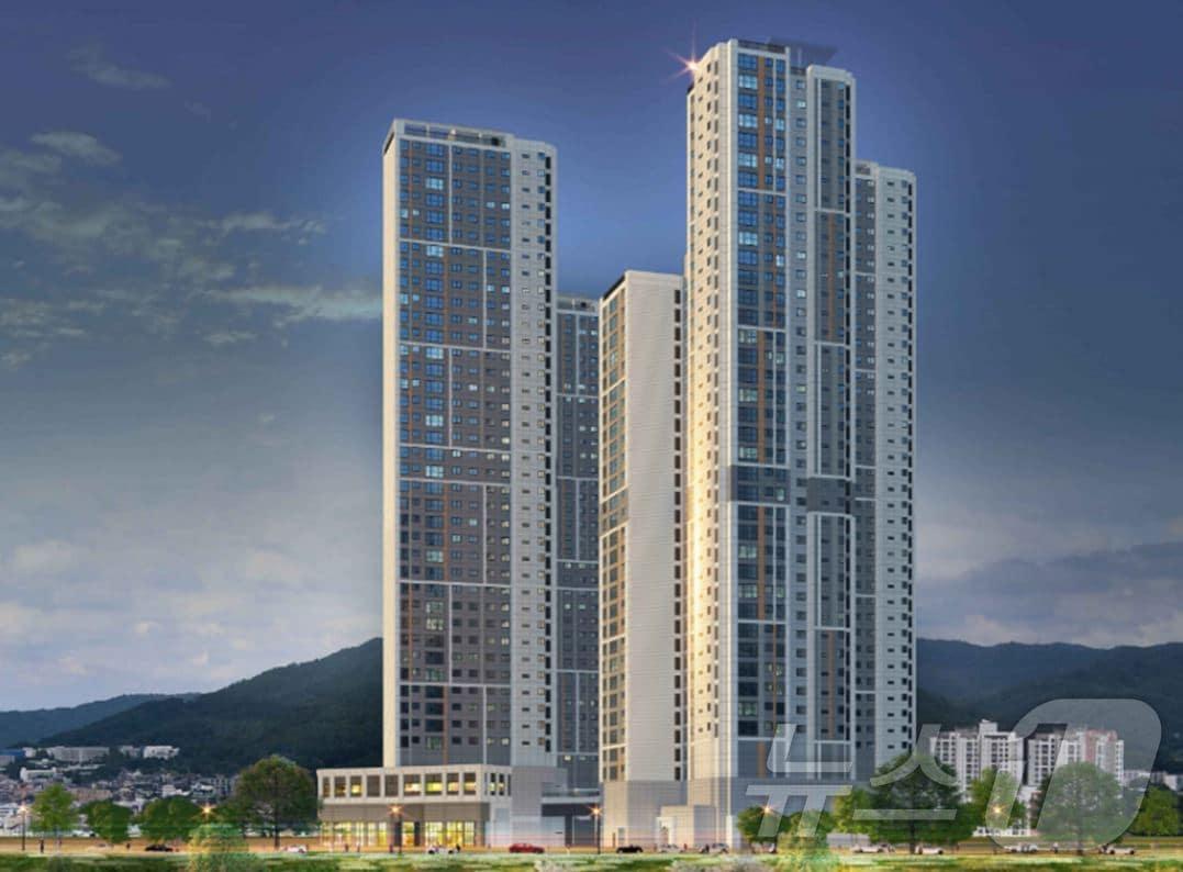 본문 이미지 - 대원칸타빌 더 시엘 조감도(청주시 제공).2024.11.11/뉴스1