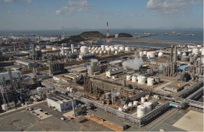 본문 이미지 - 'HVO 공장 건설' 현장인 LG화학 대산 공장 전경(GS건설 제공).