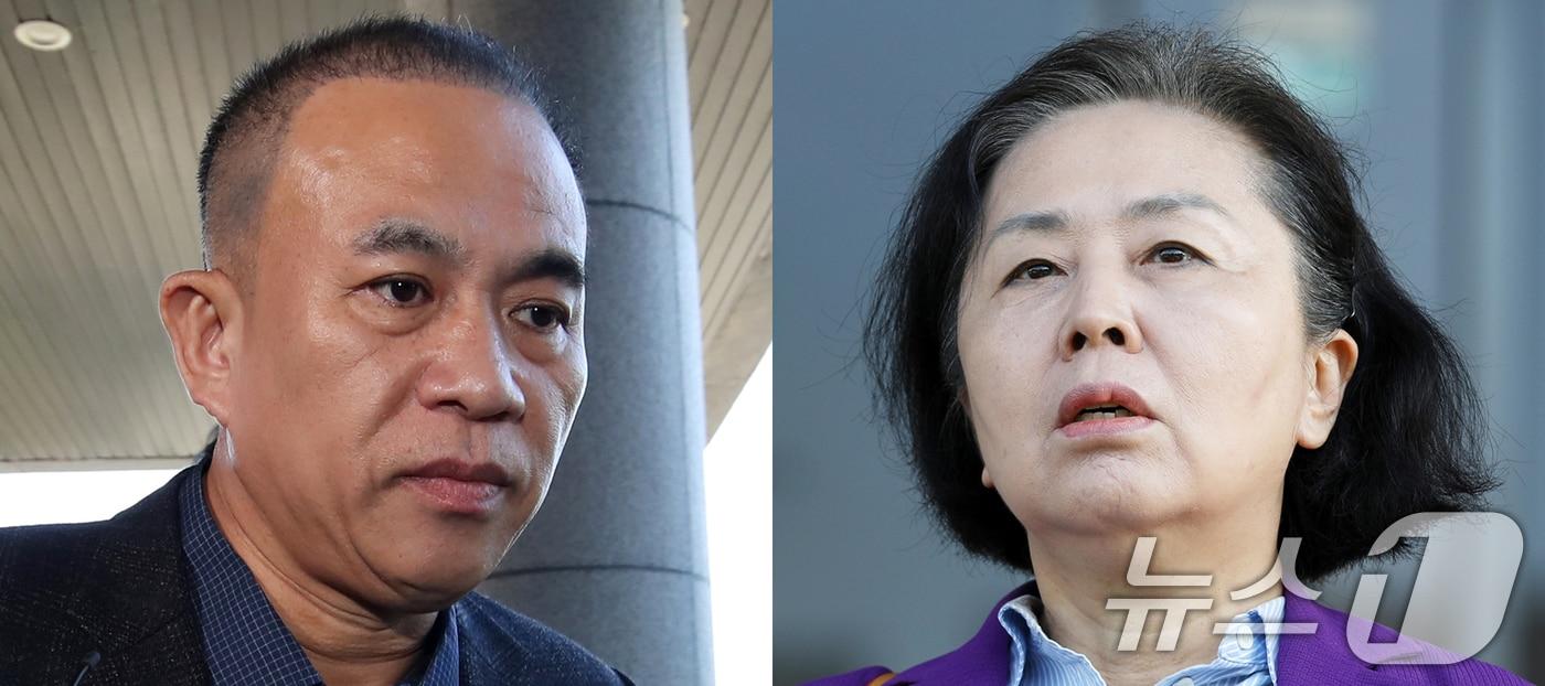 명태균 씨(왼쪽)와 김영선 전 국민의힘 의원.(뉴스1 DB) 2024.11.11/뉴스1