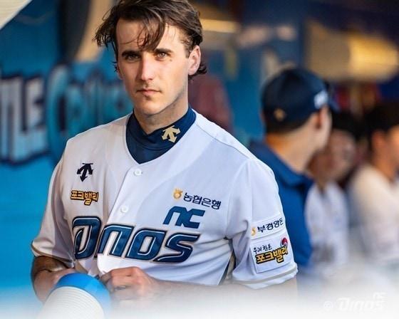 본문 이미지 -  NC 다이노스가 재계약을 노리고 있는 카일 하트. (NC 다이노스 제공)