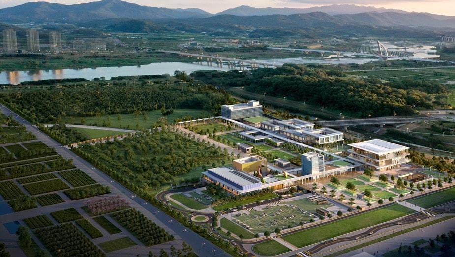 본문 이미지 - 세종시 세종동에 들어서는 국립박물관단지 조감도. (행복청 제공) / 뉴스1