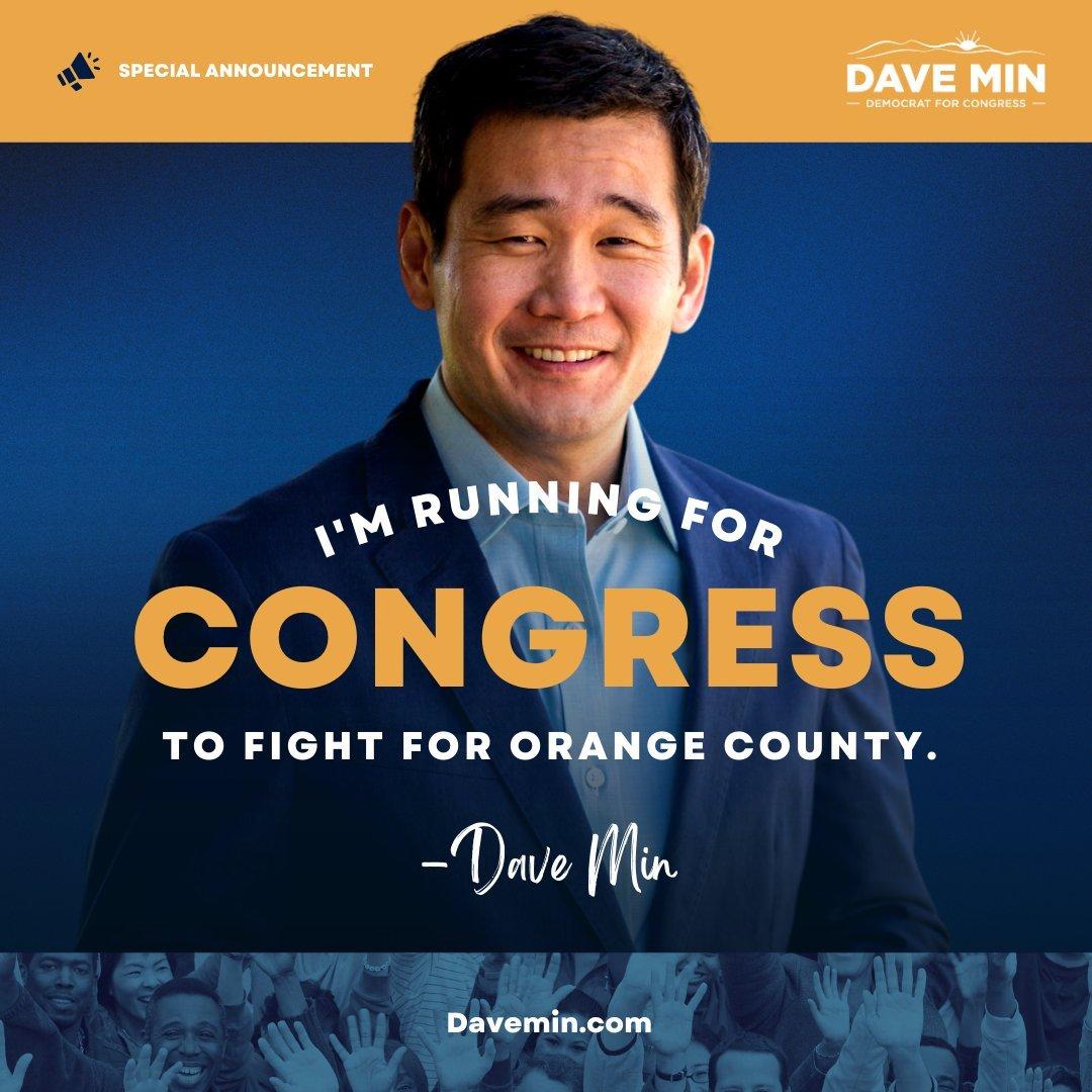 미 민주당 한국계 데이브 민, 연방하원 당선(상보) - 뉴스1