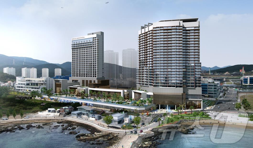 본문 이미지 - 패밀리리조트 '신라 모노그램 부산' 조성안(부산시청 제공)