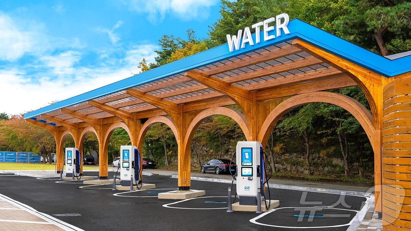 워터 양양 서피비치 충전소 모습(브라이트에너지파트너스 제공)