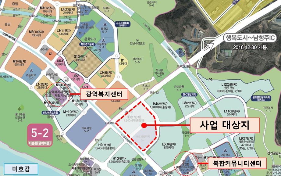 본문 이미지 - 세종시 합강동 시니어타운 위치도.(행복청 제공) / 뉴스1