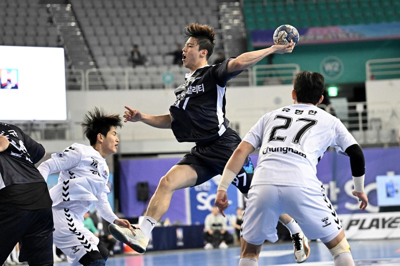  남자 핸드볼 두산이 H리그 3연승을 질주했다.(H리그 제공)