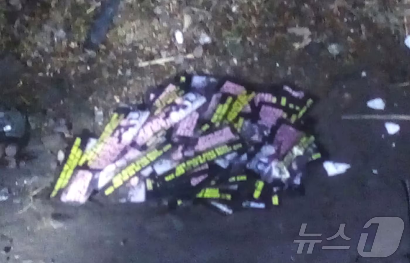 (평양 노동신문=뉴스1) = 북한이 지난해 18일 남측에서 살포했다고 주장하며 공개한 대북전단 사진. [국내에서만 사용가능. 재배포 금지. DB 금지. For Use Only in the Republic of Korea. Redistribution Prohibited] rodongphoto@news1.kr