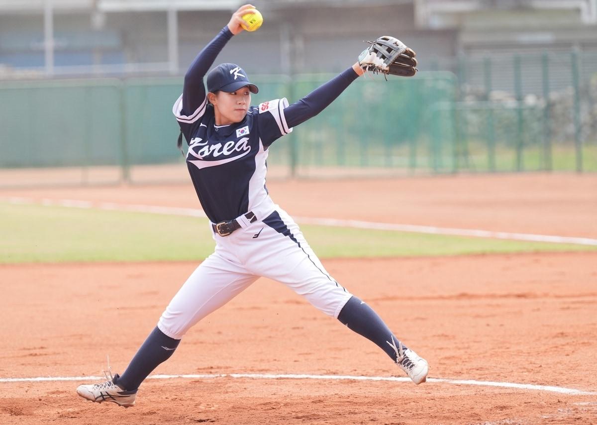 본문 이미지 -  소프트볼대표팀 이예린. &#40;대한야구소프트볼협회 제공&#41;