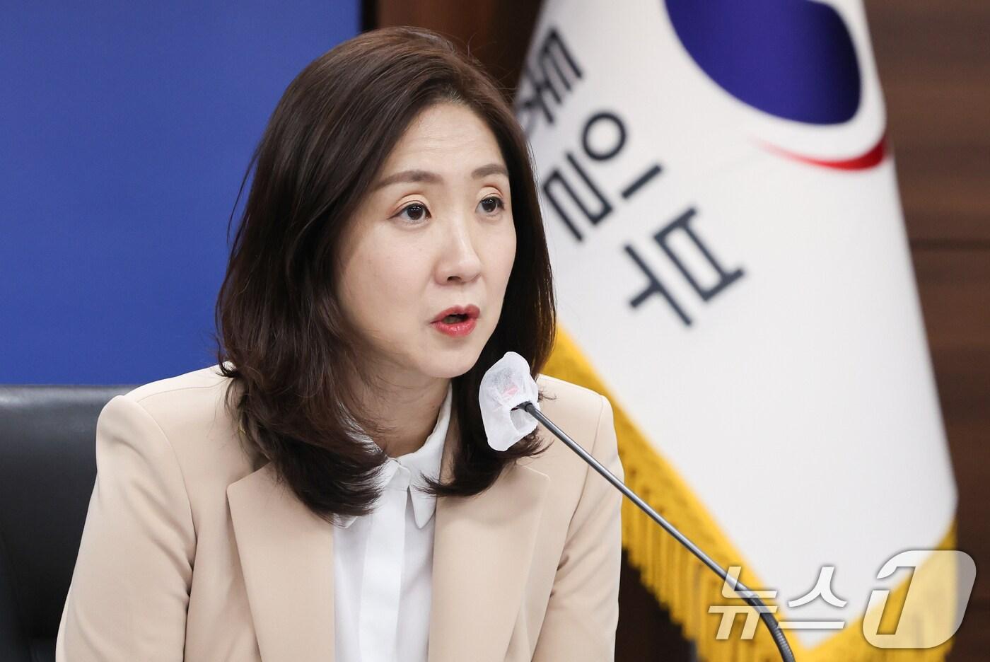 김수경 통일부 차관이 18일 서울 종로구 정부서울청사에서 통일분야 성과 및 향후 추진계획 브리핑을 하고 있다. 2024.11.18/뉴스1 ⓒ News1 허경 기자