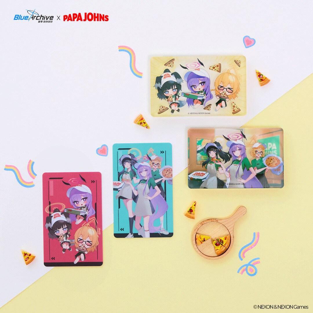 본문 이미지 - 한국파파존스, 넥슨의 인기 모바일 게임 '블루 아카이브'와 2차 프로모션(한국파파존스 제공)