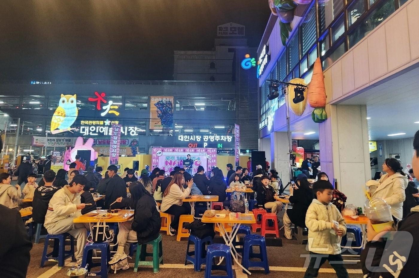 광주 대표 야시장인 대인예술시장.(광주시 제공)/뉴스1 