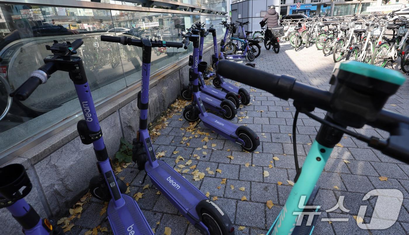 방치된 전동킥보드&#40;사진은 기사 내용과 무관함&#41; / 뉴스1 ⓒ News1