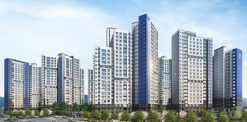 본문 이미지 - 대구 '더샵 디어엘로' 투시도