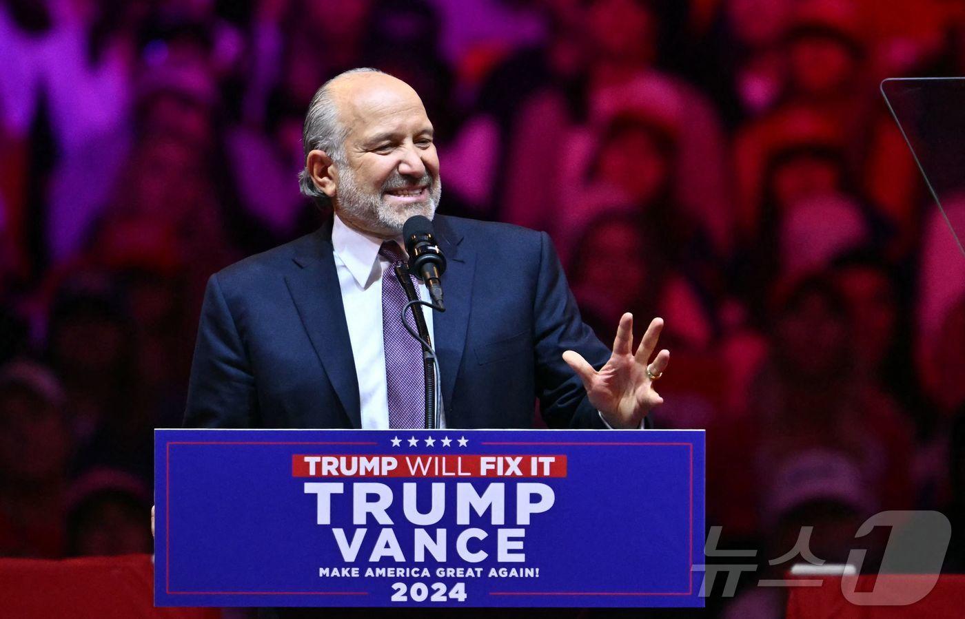 미국 상무부 장관에 지명된 하워드 러트닉 캔터 피츠제럴드 최고경영자(CEO) ⓒ AFP=뉴스1