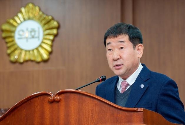 본문 이미지 - 이재영 증평군수 시정연설.(증평군 제공)/뉴스1