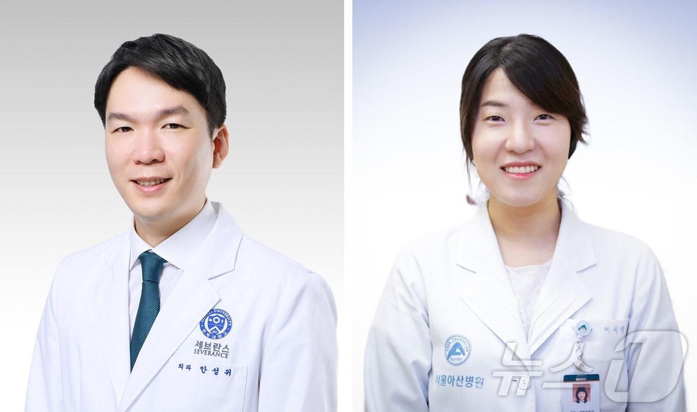 본문 이미지 - 안성귀 강남세브란스병원 유방외과 교수와 이새별 서울아산병원 유방외과 교수(왼쪽부터)/연세의료원 제공