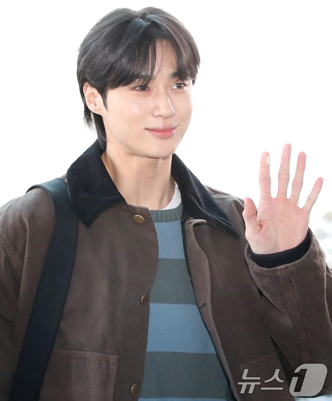 본문 이미지 - 배우 변우석이 빈티지 룩을 선보였다. ⓒ News1 권현진 기자