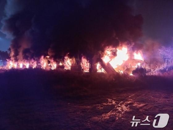 본문 이미지 - 화재현장(인천소방본부 제공)/뉴스1
