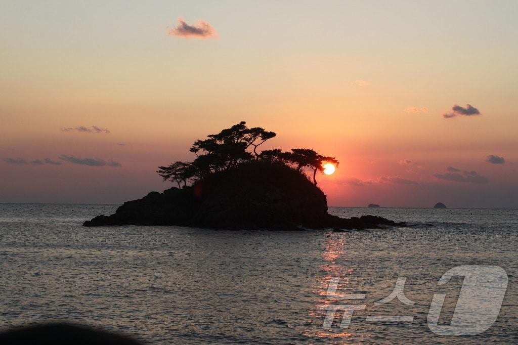 본문 이미지 - 전북 서해안 세계지질공원 명소 중 하나인 부안 솔섬.(전북자치도 제공)/뉴스1 