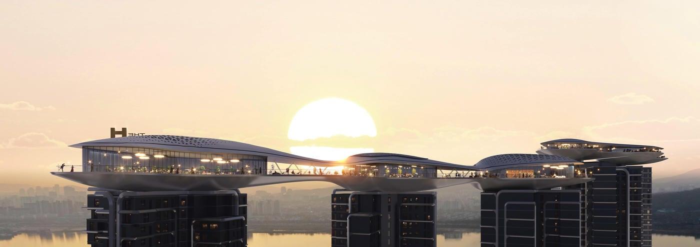 디에이치 한강 스카이 브릿지(현대건설 제공).