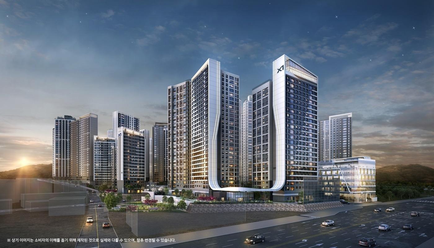 '평촌자이 퍼스니티' 투시도(GS건설 제공).