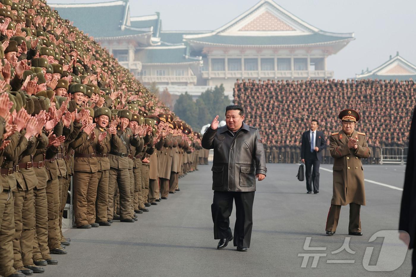 &#40;평양 노동신문=뉴스1&#41; = 김정은 북한 노동당 총비서. [국내에서만 사용가능. 재배포 금지. DB 금지. For Use Only in the Republic of Korea. Redistribution Prohibited] rodongphoto@news1.kr