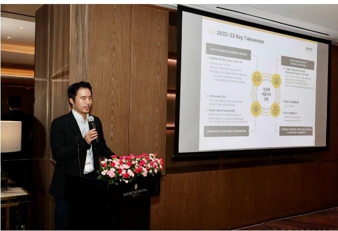 본문 이미지 - 김익환 한세실업 부회장.(한세실업제공)