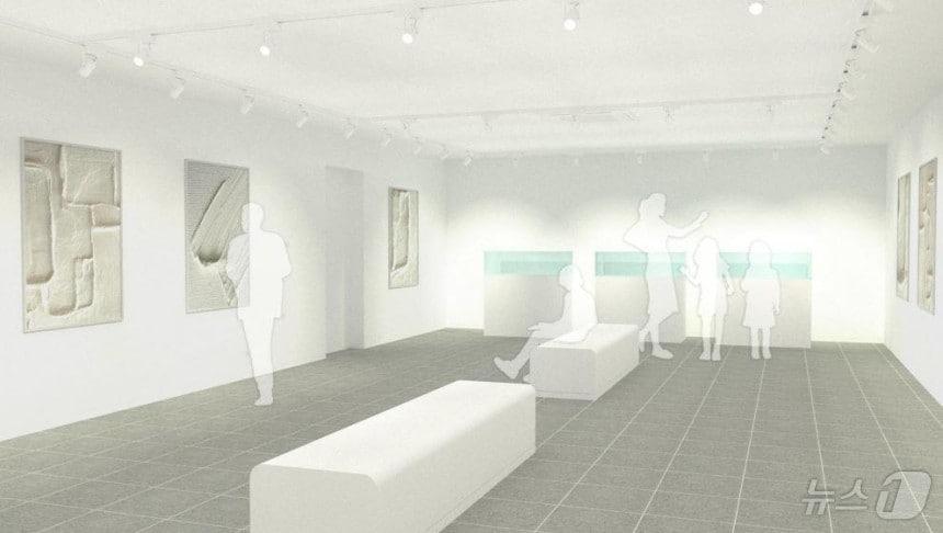 본문 이미지 -  아트 갤러리 모습(노원구 제공)