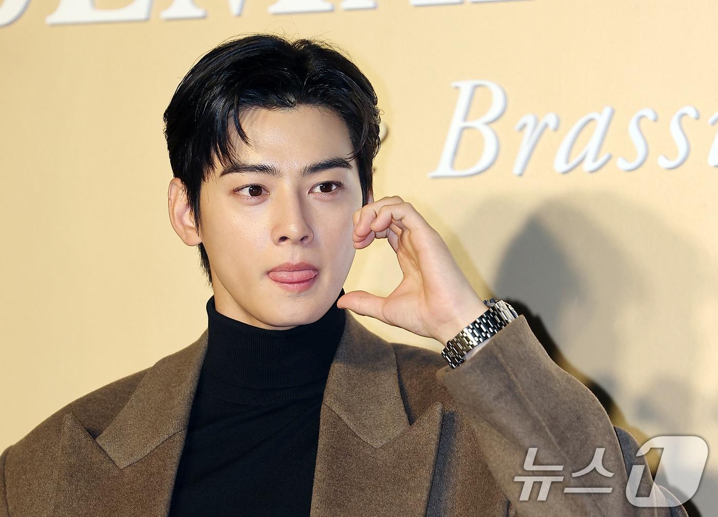 본문 이미지 - 가수 겸 배우 차은우. 2024.11.22/뉴스1 ⓒ News1 김진환 기자