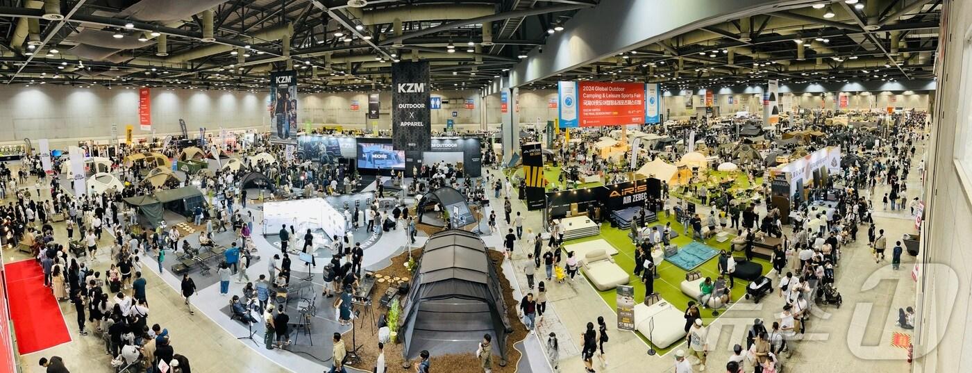 '국제아웃도어캠핑&레포츠페스티벌' 킨텍스 행사장 모습. (메쎄이상 제공)