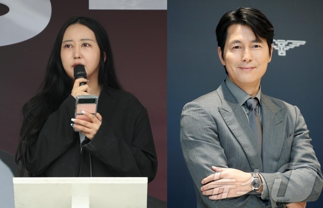 본문 이미지 - 정유라&#40;왼쪽&#41;, 배우 정우성. ⓒ 뉴스1