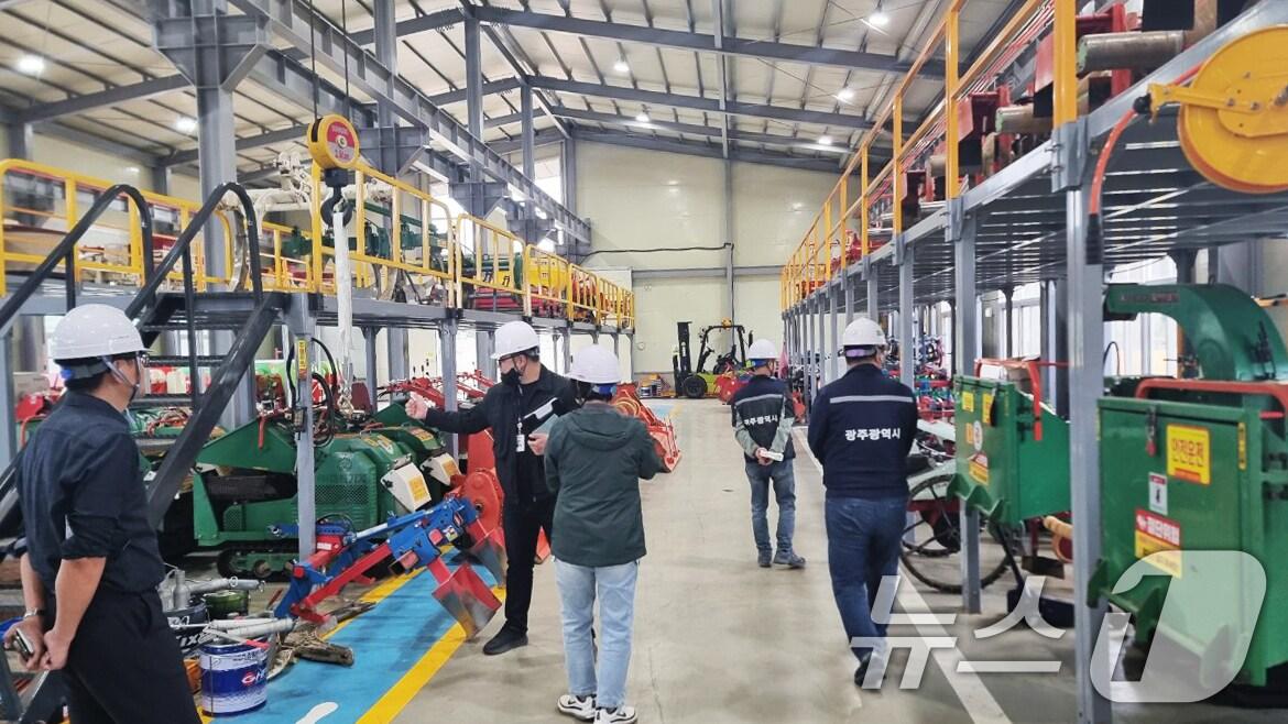 본문 이미지 - 광주시 현업 부서 사업장 위험성 평가.&#40;광주시 제공&#41;/뉴스1 