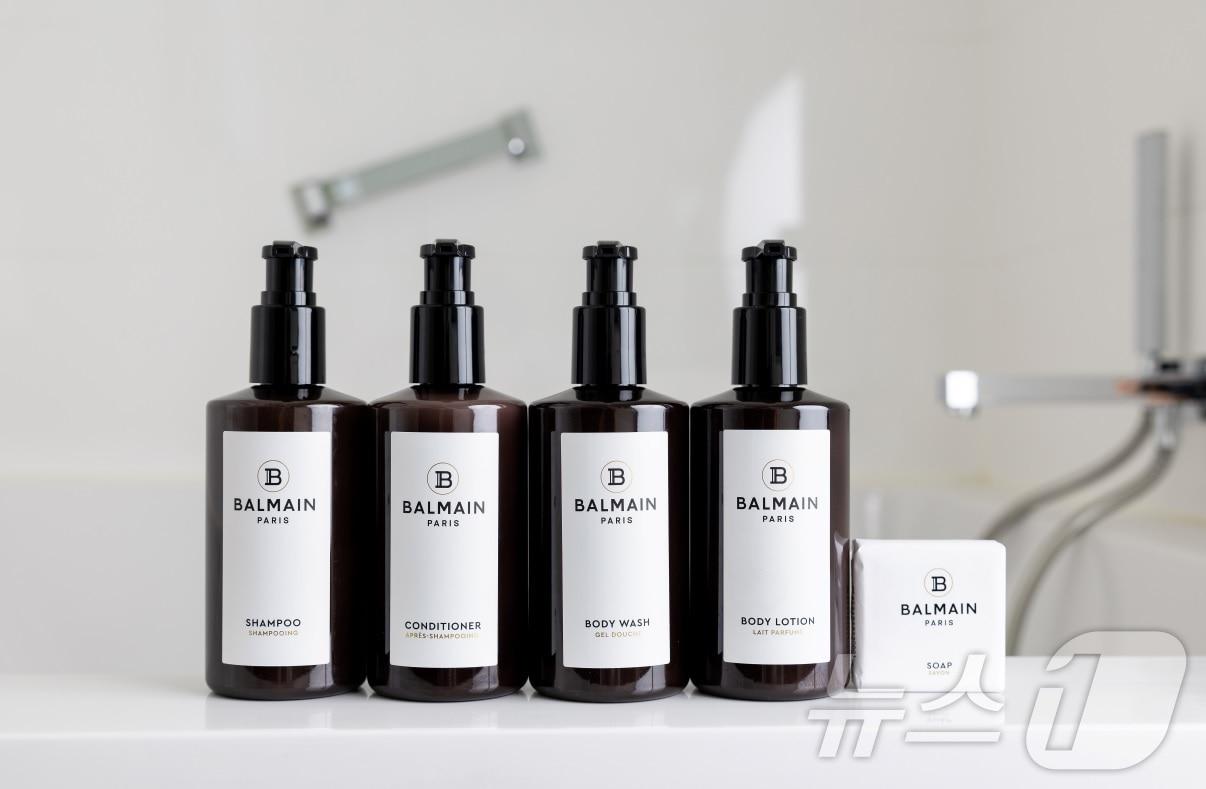 본문 이미지 - 한화호텔앤드리조트가 객실에서 제공하는 발망 어메니티.(한화호텔앤드리조트 제공)