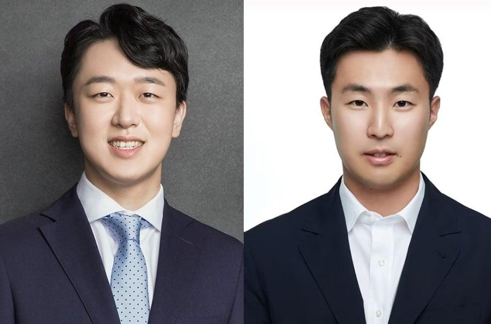 본문 이미지 - 신상열 농심 미래사업실장 상무(왼쪽), 전병우 삼양라운드스퀘어 전략총괄(CSO) 상무. (농심, 삼양라운드스퀘어 제공)