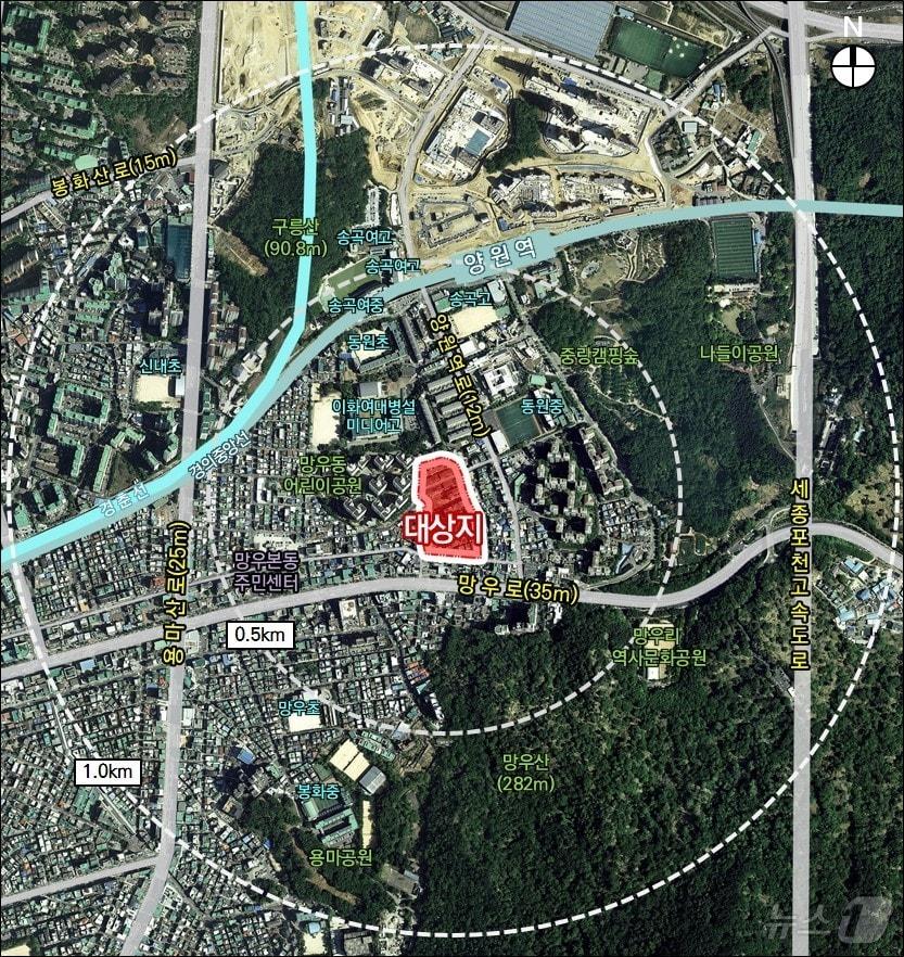 본문 이미지 - 위치도.(서울시 제공)