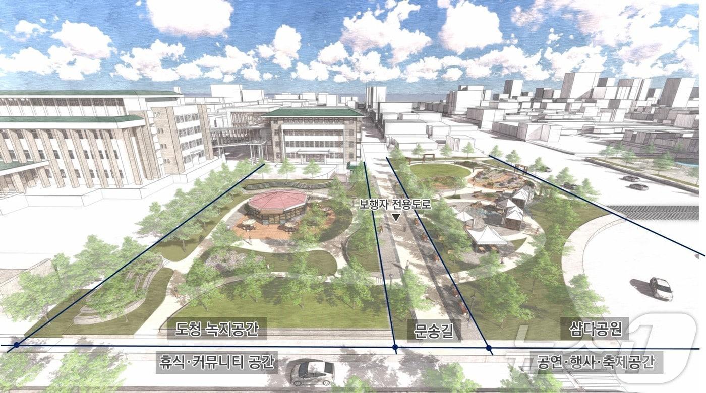 본문 이미지 - 도민의 숲 조감도(제주도 제공)/뉴스1 