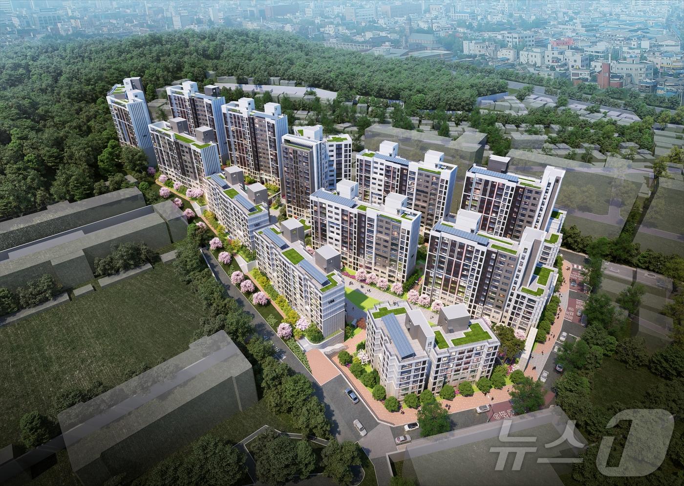 본문 이미지 - '힐스테이트 등촌역' 조감도 (현대건설 제공)