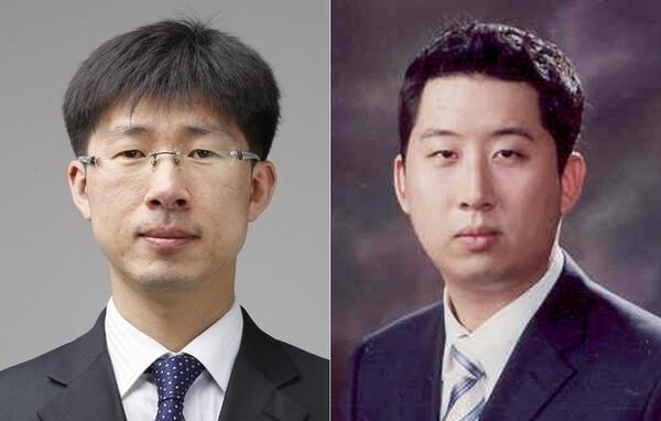 본문 이미지 - 제35회 이길용 체육기자상을 받게 된 동아일보 이헌재 기자(왼쪽). 아울러 올해 대한장애인체육회가 제정한 KPC 올해의 기자상을 받은 KBS 박선우 기자(오른쪽). (한국체육기자연맹 제공)