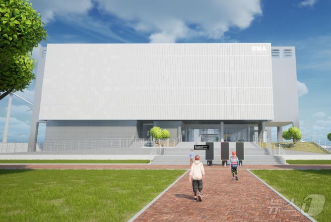 본문 이미지 - 부산시립미술관 메타버스 전경(부산시립미술관 제공)