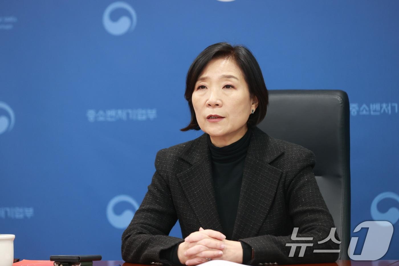 오영주 중소벤처기업부 장관 &#40;중소벤처기업부 제공&#41; 