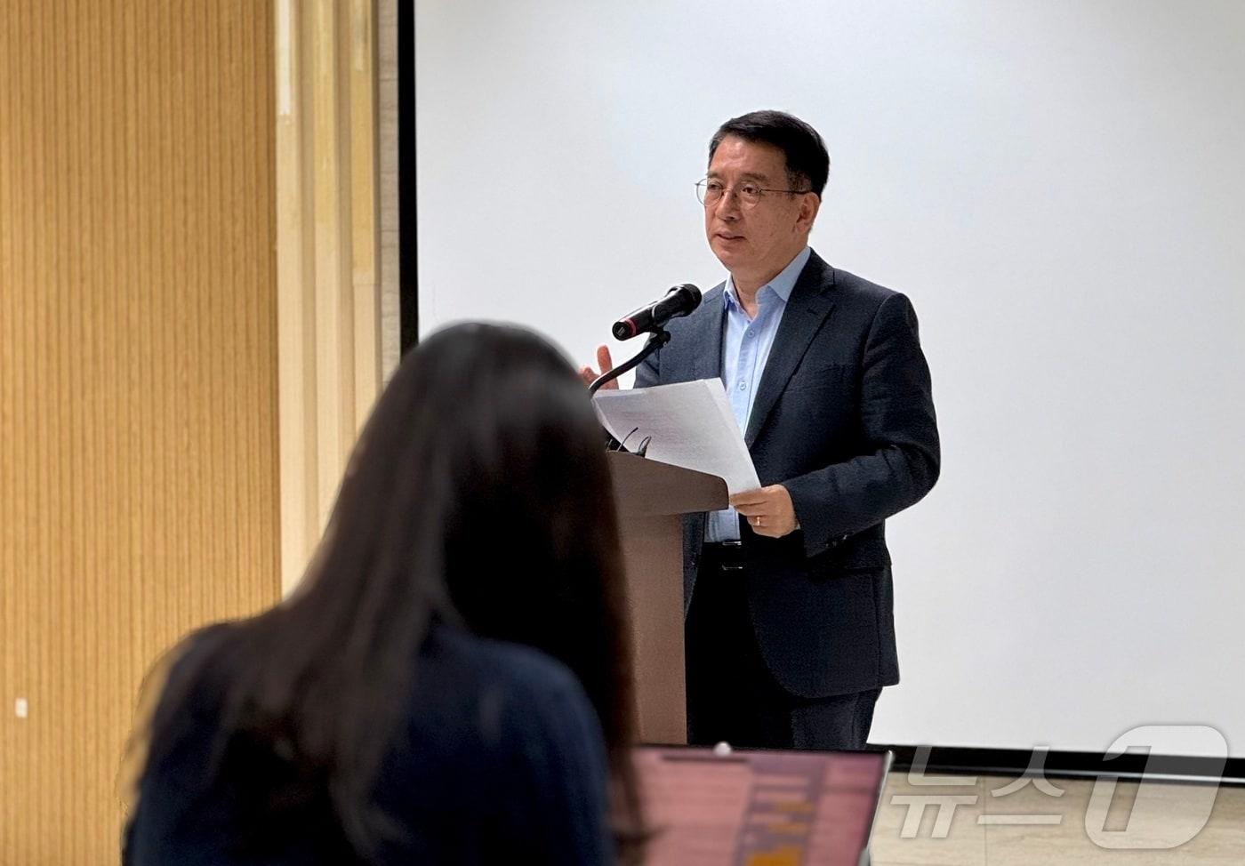 본문 이미지 - 이정희 배달앱 입점업체 상생협의체 위원장 ⓒ News1 이민주 기자