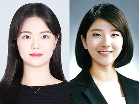 본문 이미지 - 제주시농협 동화로지점 문현정 계장(왼쪽)과 제주양돈농협 인화지점 이지예 계장.(농협 제주본부 제공)