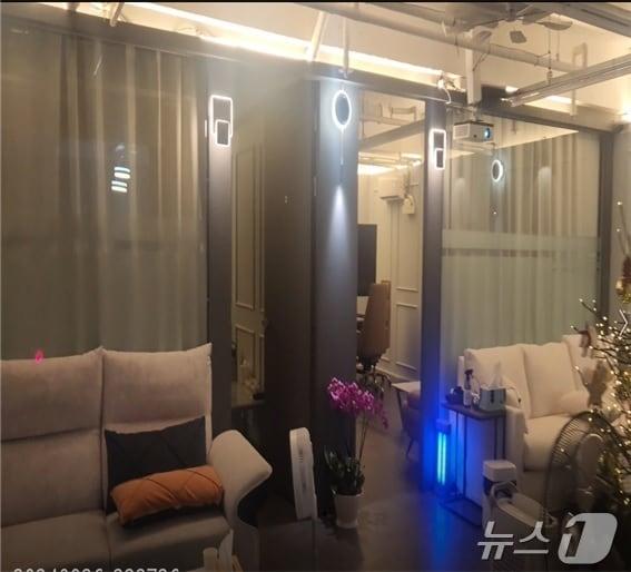 본문 이미지 - 서울 강남구 도박장 내부. (서울경찰청 마약범죄수사대 제공)