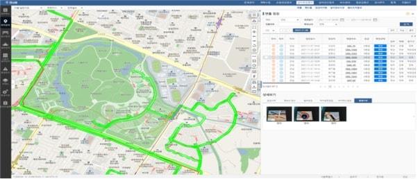 본문 이미지 - 한난맵 디스플레이 모습.(국토교통부 제공)