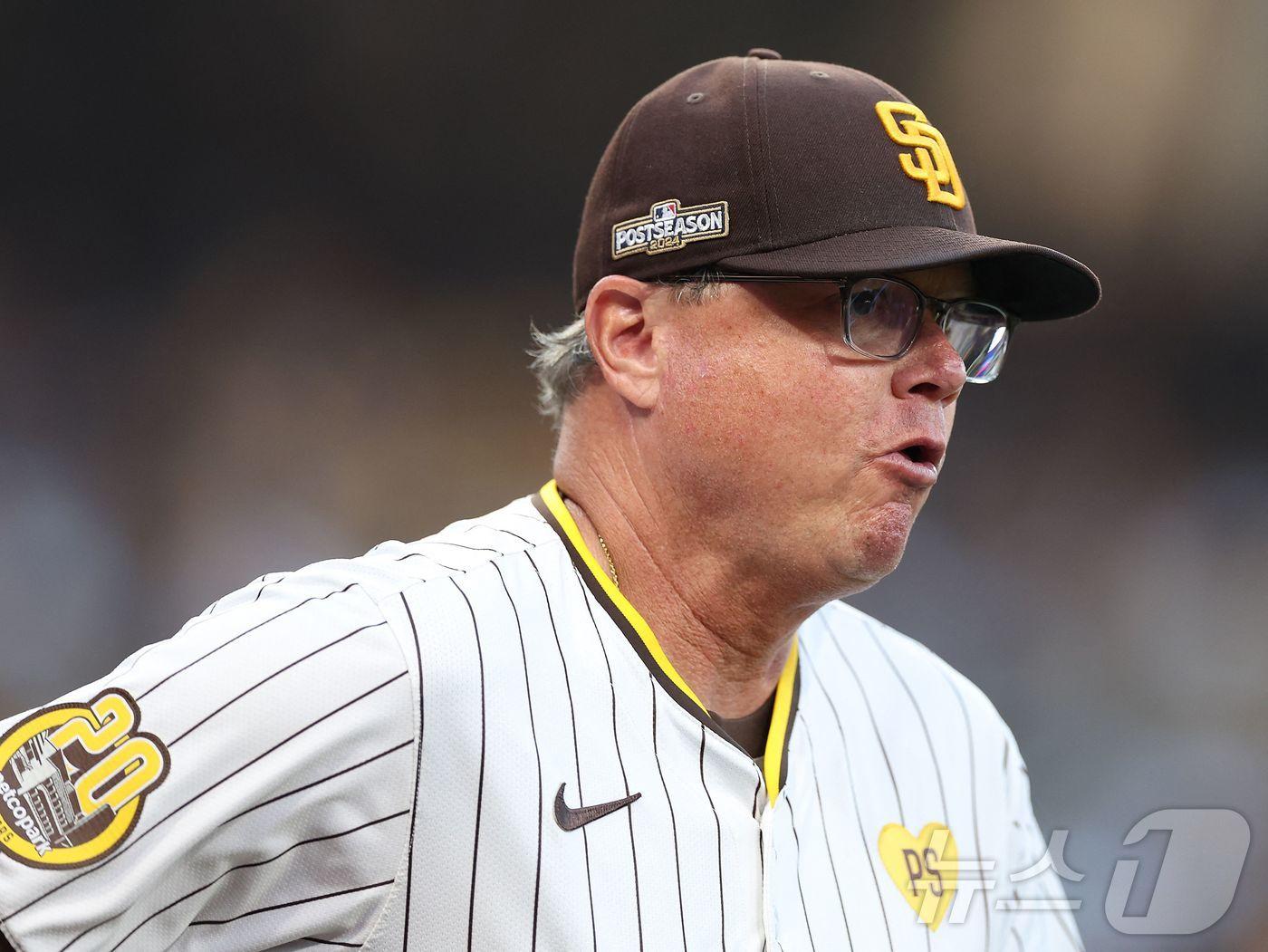 본문 이미지 - 샌디에이고의 마이크 쉴트 감독이 돌연 은퇴를 선언했다. ⓒ AFP=뉴스1