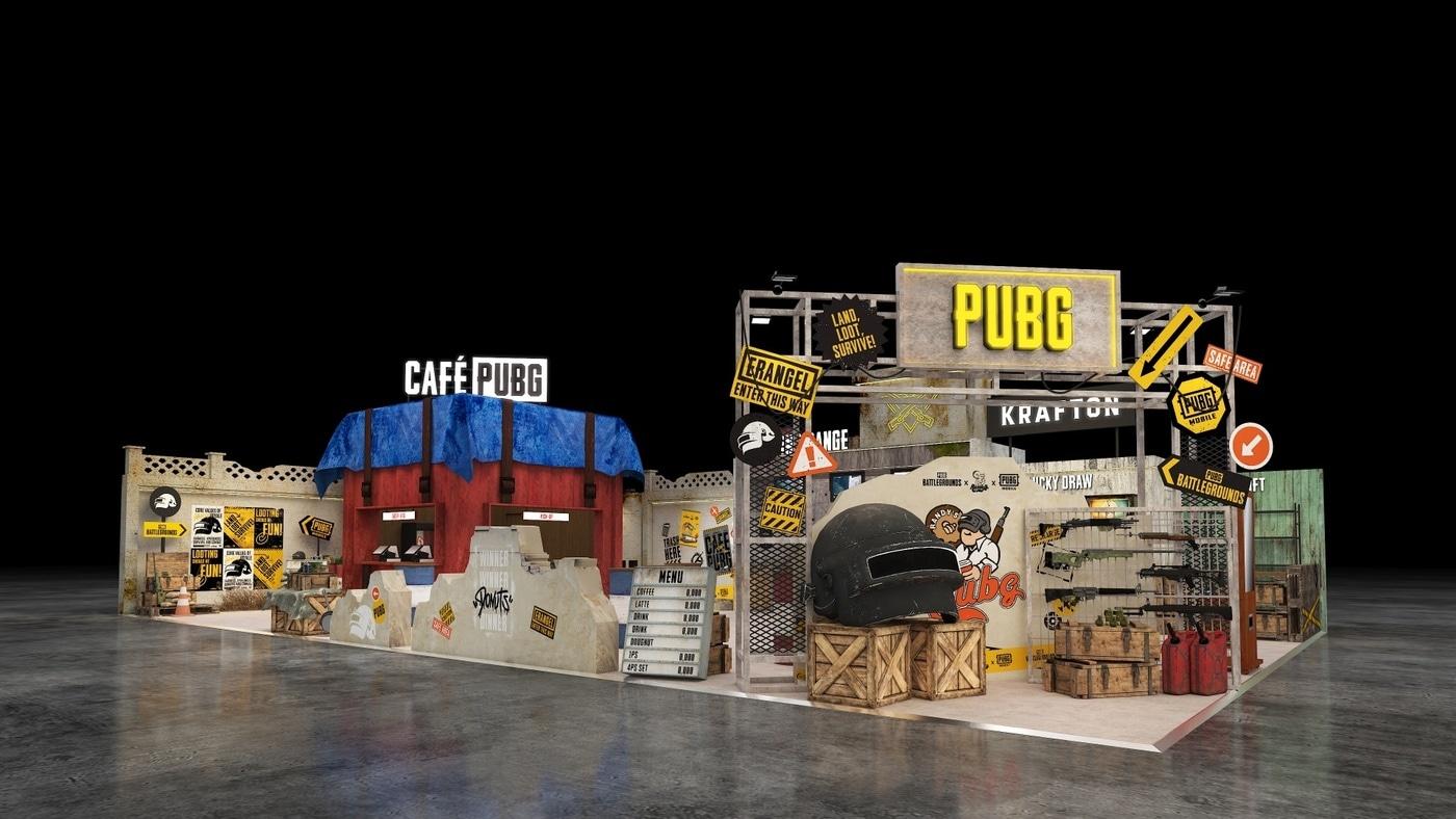 크래프톤 지스타 2024 랜디스도넛 카페 펍지 운영(크래프톤 제공)