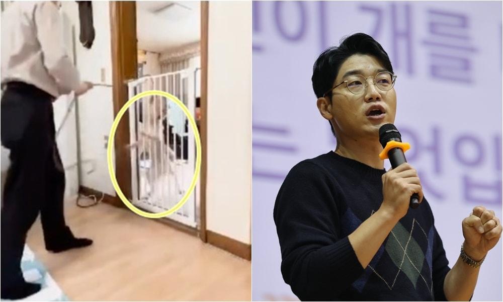 본문 이미지 - 강아지를 목줄에 매달아 훈련하는 영상(왼쪽)에 대해 설채현 수의사가 일침을 가했다. ⓒ 뉴스1 / 김도우 기자