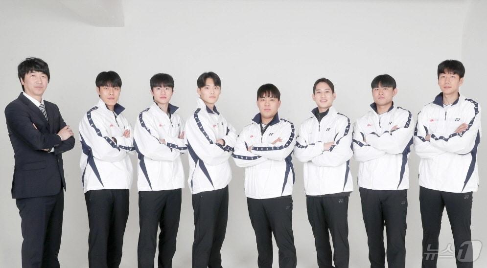 본문 이미지 - 전주시 배드민턴팀 선수단.(전주시 제공)/뉴스1