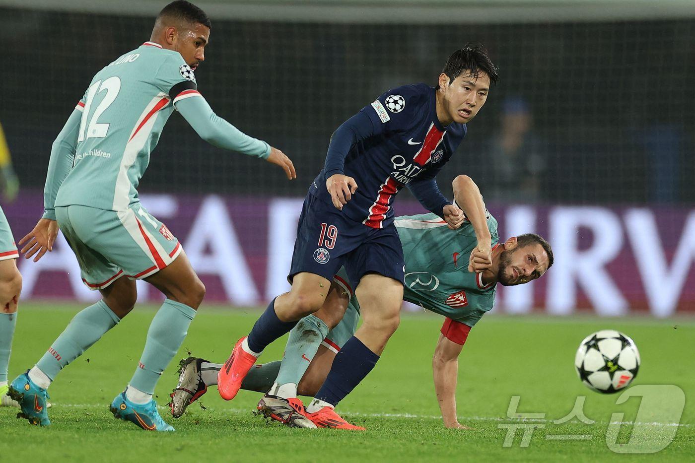 본문 이미지 - 파리 생제르맹(PSG)의 이강인. ⓒ AFP=뉴스1